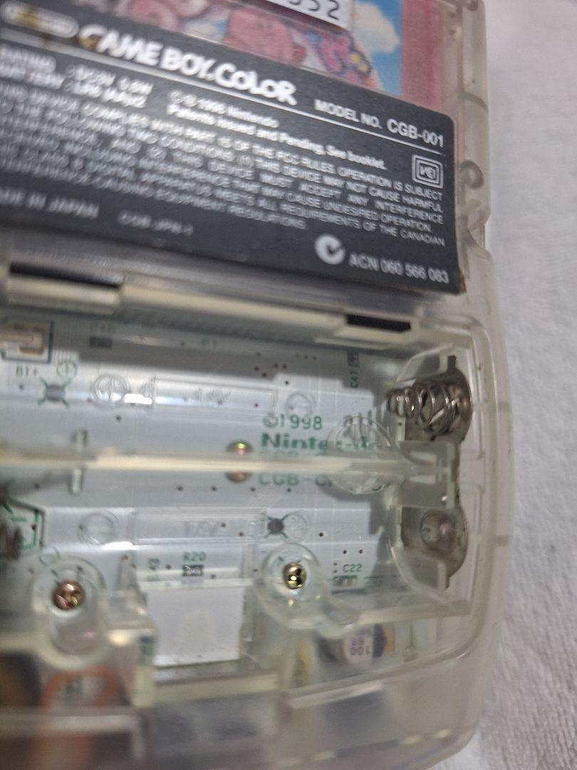 Game Boy Color Clear Body (Function Confirmed)