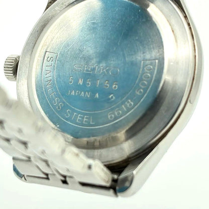 【Operational & Rare】SEIKO 6618-6000/Hand-Wound/For Visually Impaired/Suwa Seikosha
