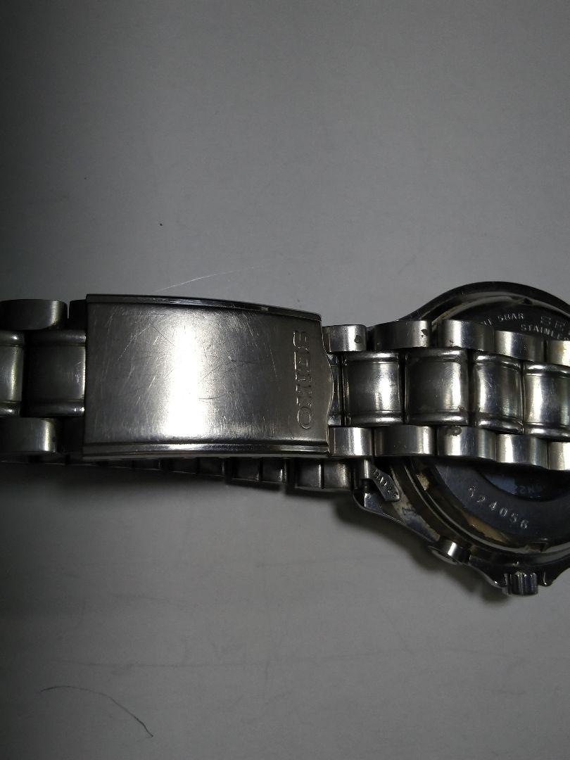 Blue Dial Stainless Steel SEIKO iNETIC SQ 50 Skeleton