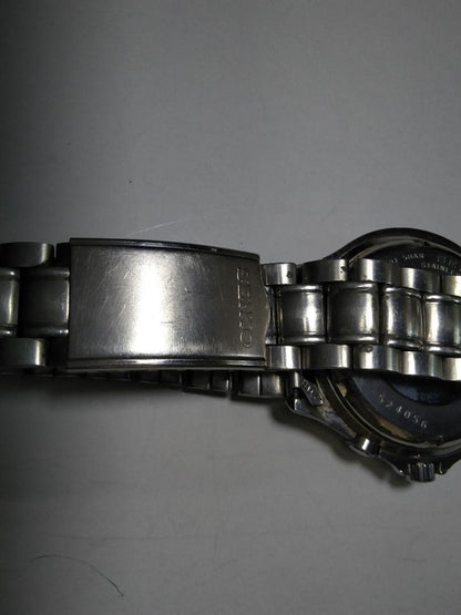 Blue Dial Stainless Steel SEIKO iNETIC SQ 50 Skeleton