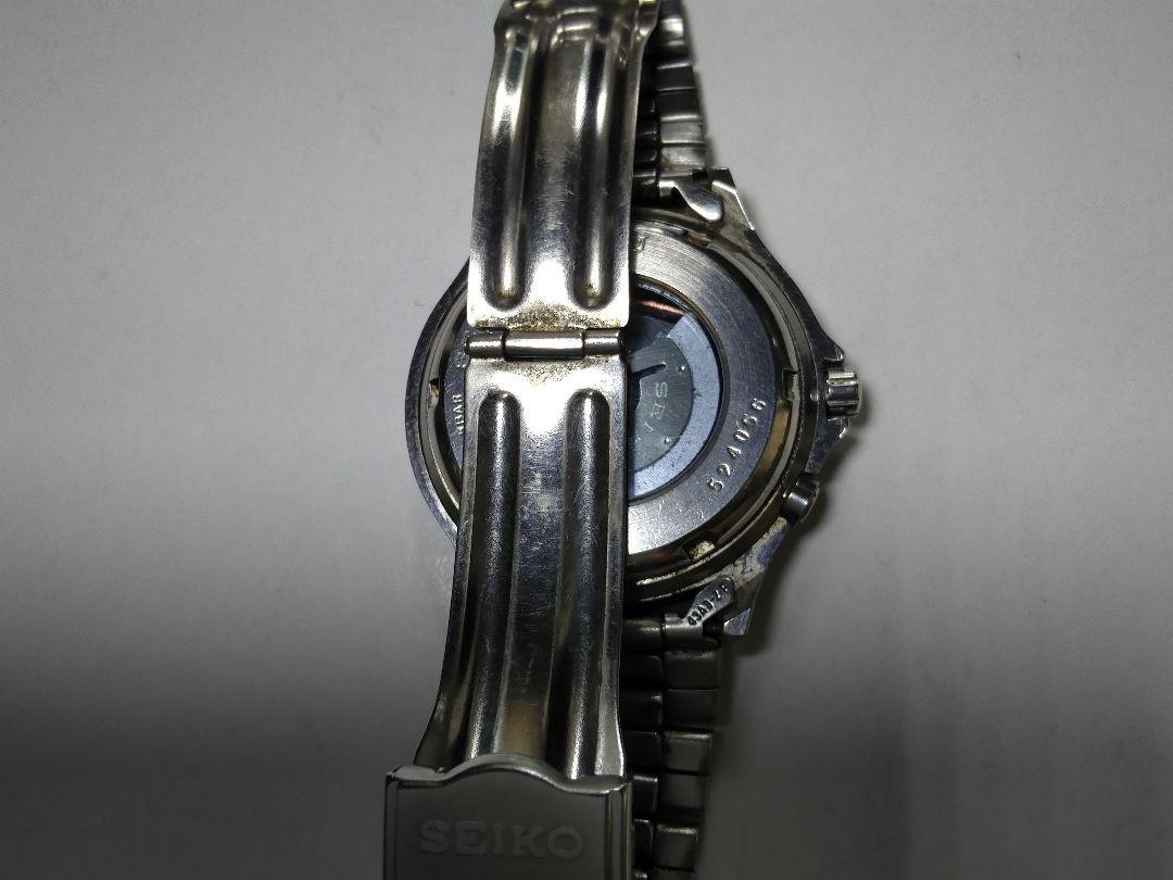 Blue Dial Stainless Steel SEIKO iNETIC SQ 50 Skeleton