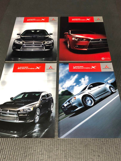 Lancer Evolution X Catalog Set of 4