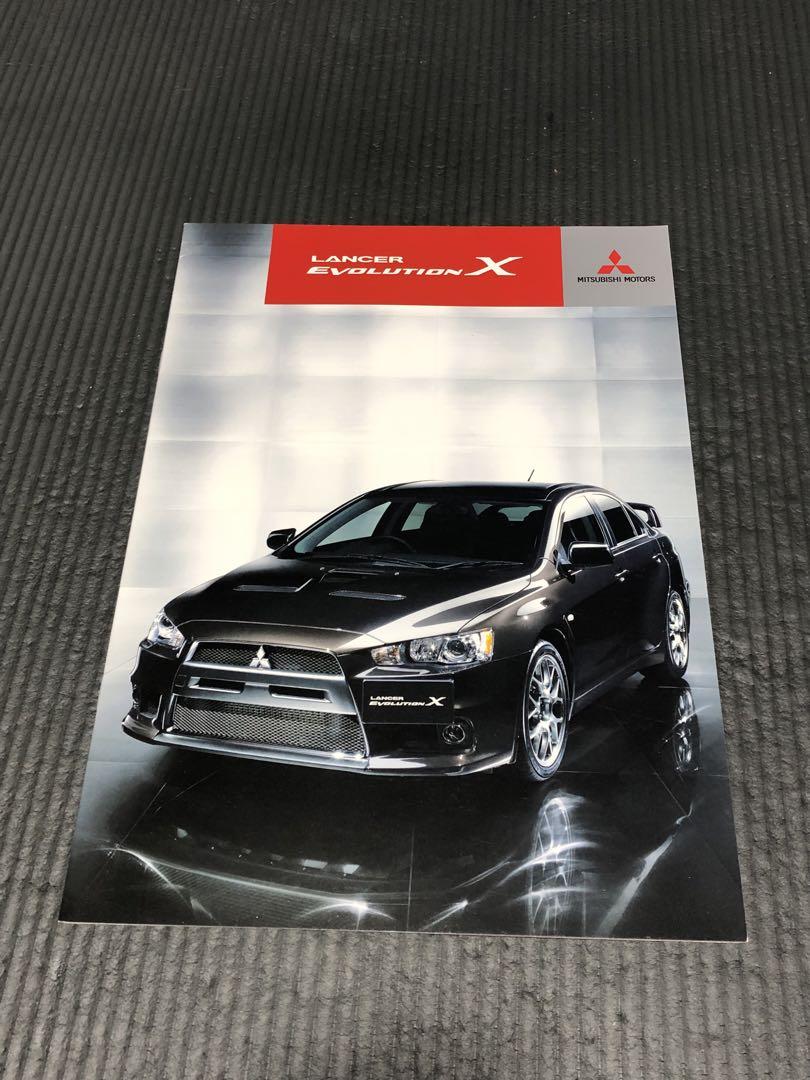Lancer Evolution X Catalog Set of 4