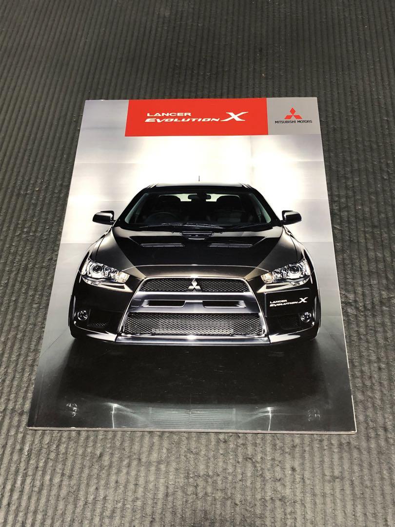 Lancer Evolution X Catalog Set of 4