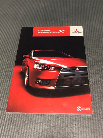 Lancer Evolution X Catalog Set of 4