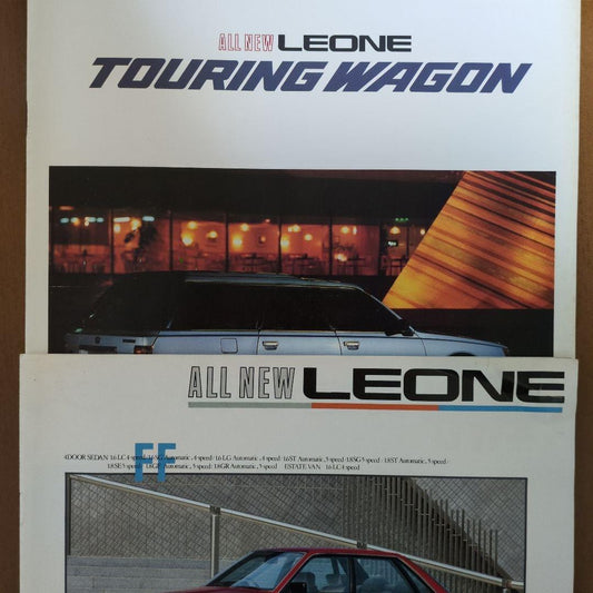 Old Car Catalog: SUBARU ALL NEW Leone Catalog 1980s