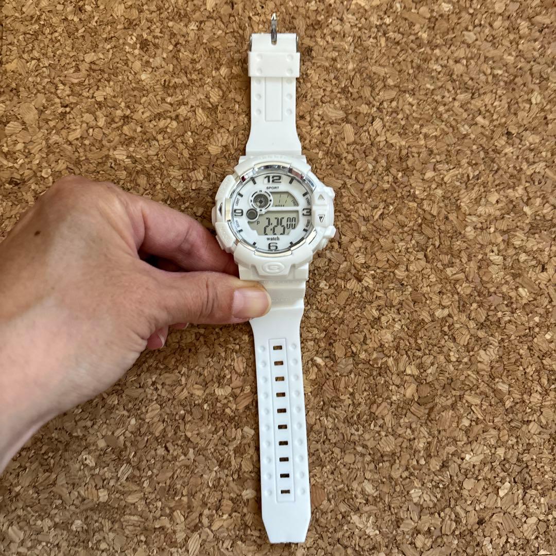 New Digital Watch White