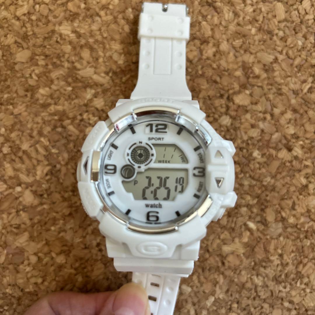 New Digital Watch White