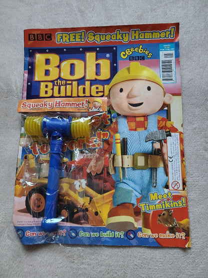 British Animation Bob the Builder Magazine Squeaky Hammer Bonus