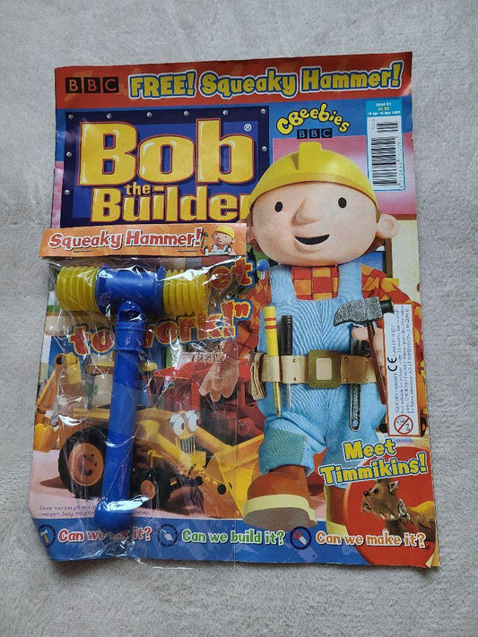 British Animation Bob the Builder Magazine Squeaky Hammer Bonus