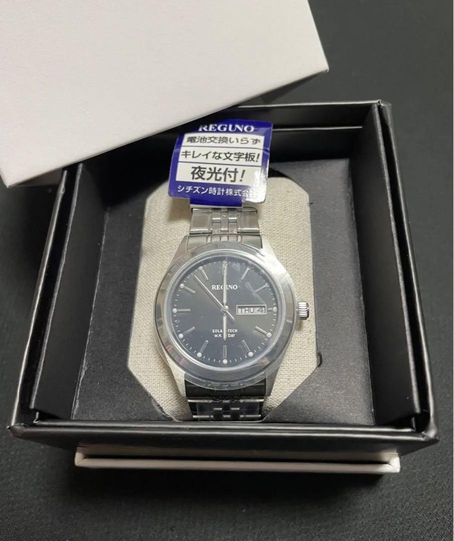 Anniversary Gift Birthday Present [CITIZEN] Reguno Ring Solar Watch Silver