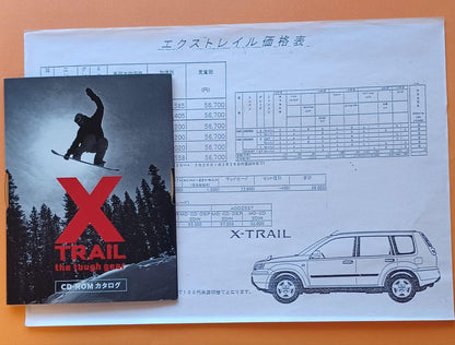 Beautiful Condition 2000 Nissan X-TRAIL First Generation T30 Type Initial Catalog + CD