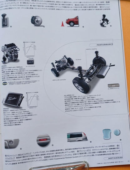 Beautiful Condition 2000 Nissan X-TRAIL First Generation T30 Type Initial Catalog + CD