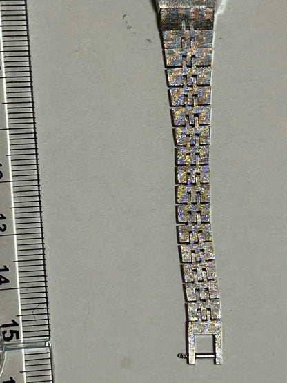 Vintage Citizen 4-674189S 23JEWELS Winding Cut Glass