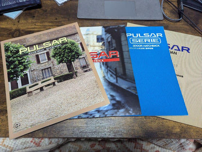 Nissan Pulsar Catalog Set of 4 Volumes (N14, N15 Series)