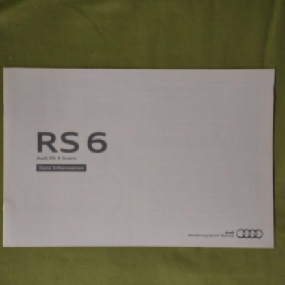 Audi RS 6 Avant Catalog