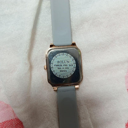 BOLUN Grey Silicone Band Watch