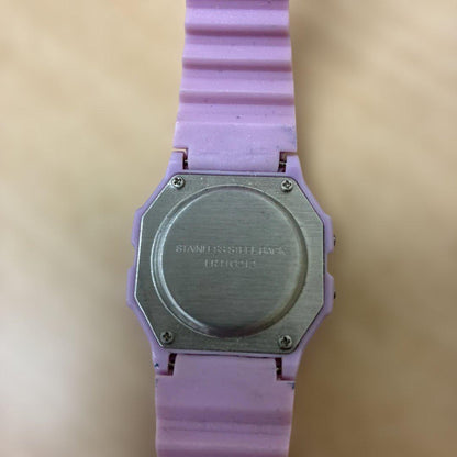 Pink Planet LCD Digital Watch