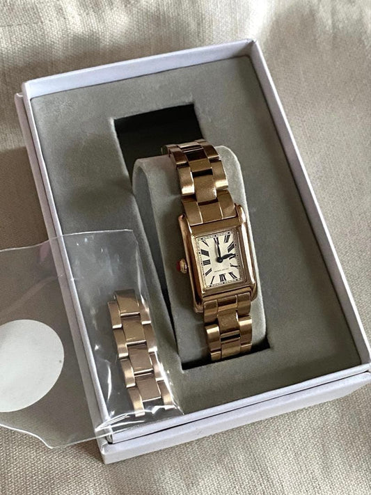 UNITED ARROWS UAB Square Metal Watch