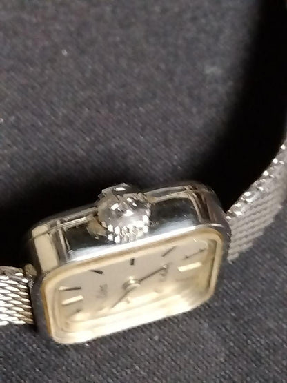 Swiss Eska St. Moritz Winding Watch Silver