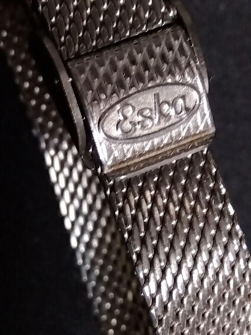 Swiss Eska St. Moritz Winding Watch Silver