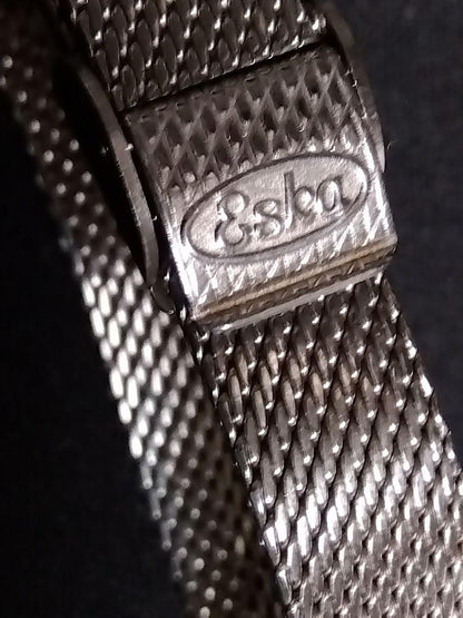 Swiss Eska St. Moritz Winding Watch Silver