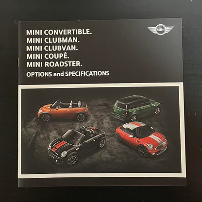 Mini Cooper Catalog Including Options