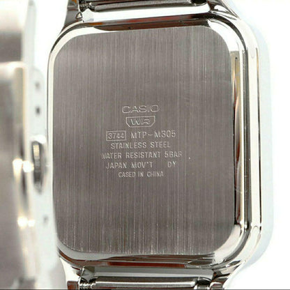 New MTP-M305D Stainless Steel Moon Phase CASIO Watch