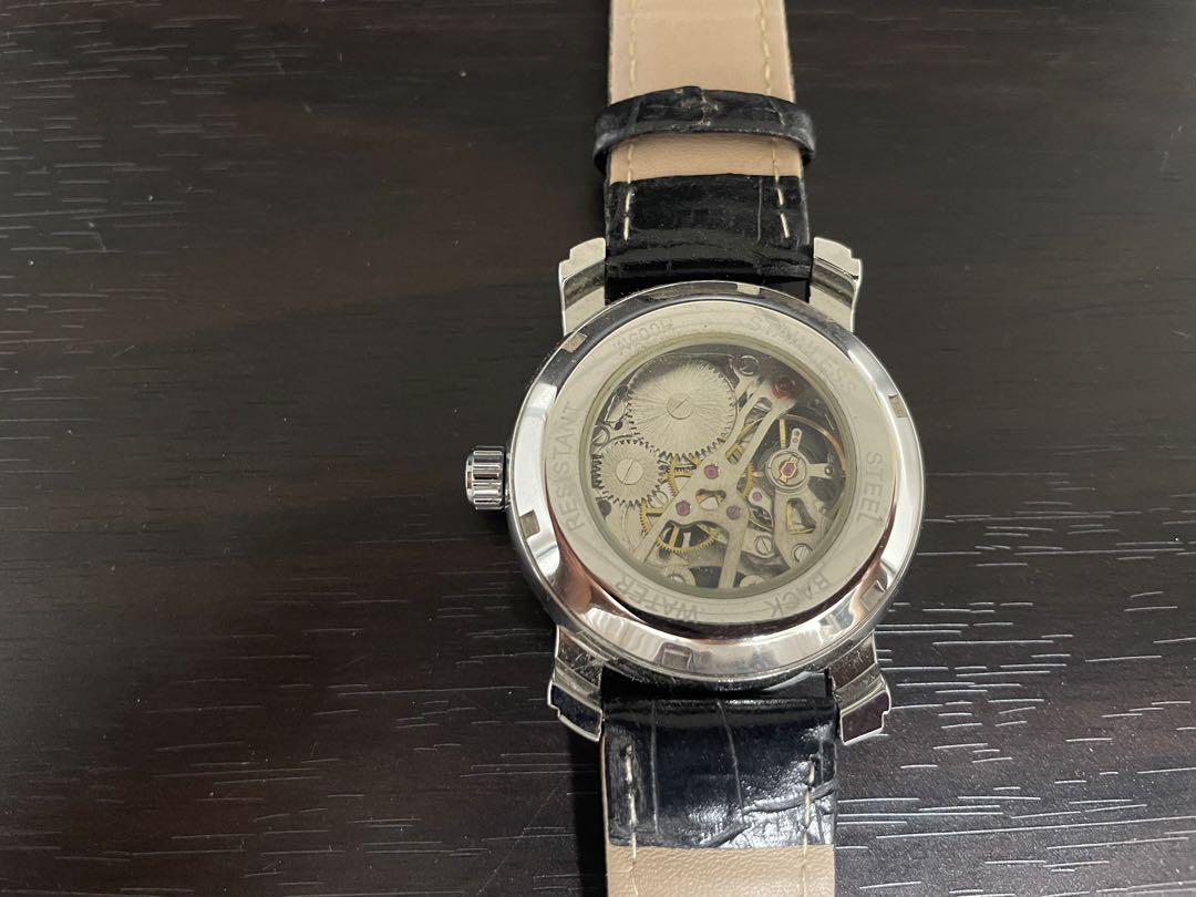 Men Mechanical Wristwatch Self-Winding Skeleton