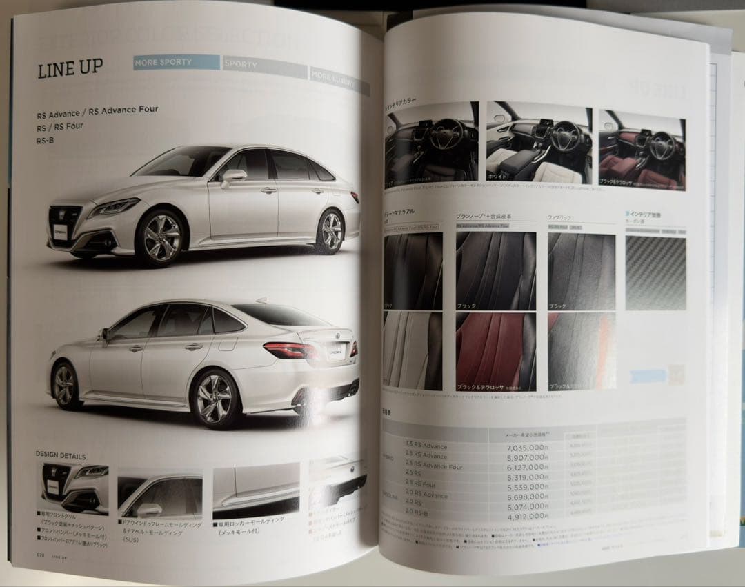 Toyota Crown 220 Catalog Pre-Season+Special Specifications Vehicle/Late Season