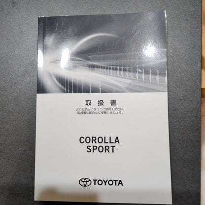 Toyota Corolla Sport Owner's Manual