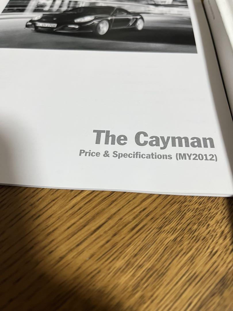 Porsche Cayman Catalog 2012 Model