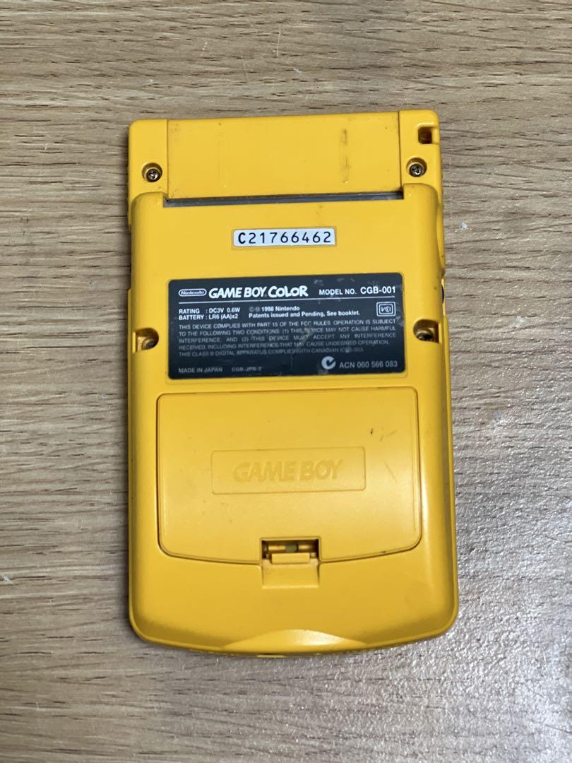 [Verified Playable] GAME BOY COLOR Yellow CGB-001