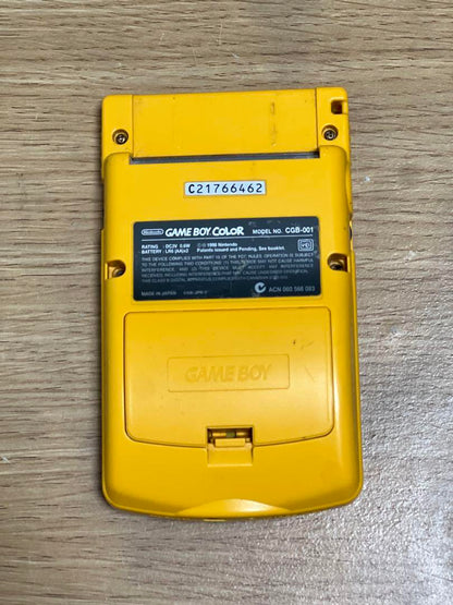 [Verified Playable] GAME BOY COLOR Yellow CGB-001