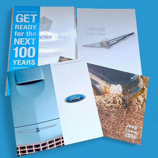 Old Car Catalog Chrysler Ford Jeep Dodge Motor Show Catalog