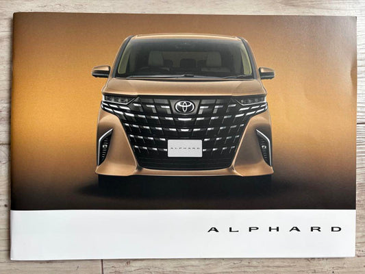 Toyota Alphard 40 Series Pre-Facelift Catalog