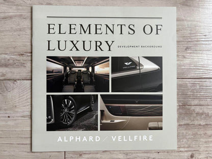 Toyota Alphard 40 Series Pre-Facelift Catalog