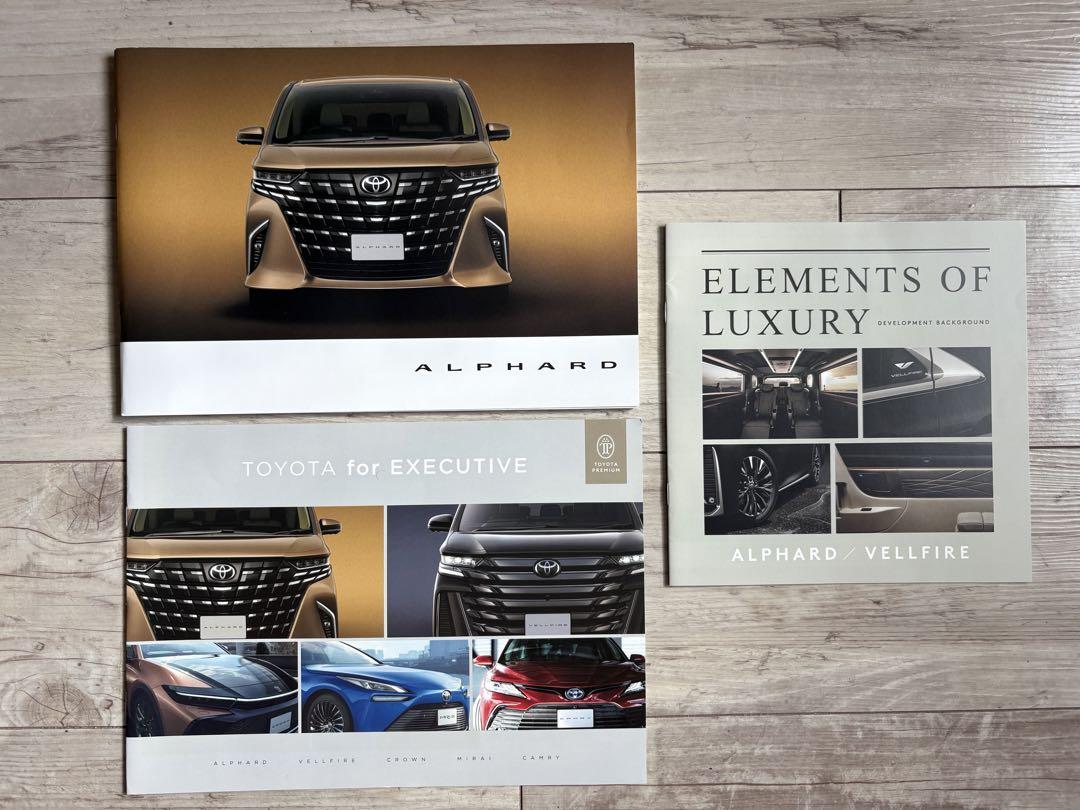 Toyota Alphard 40 Series Pre-Facelift Catalog