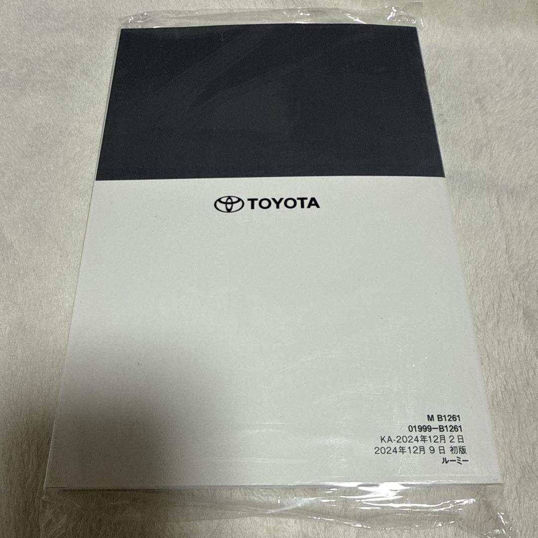 136】TOYOTA ROOMY User Manual