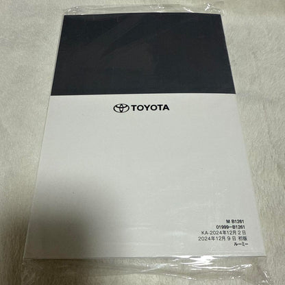 136】TOYOTA ROOMY User Manual