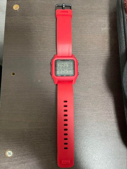 NIXON THE STAPLE Digital Watch Red