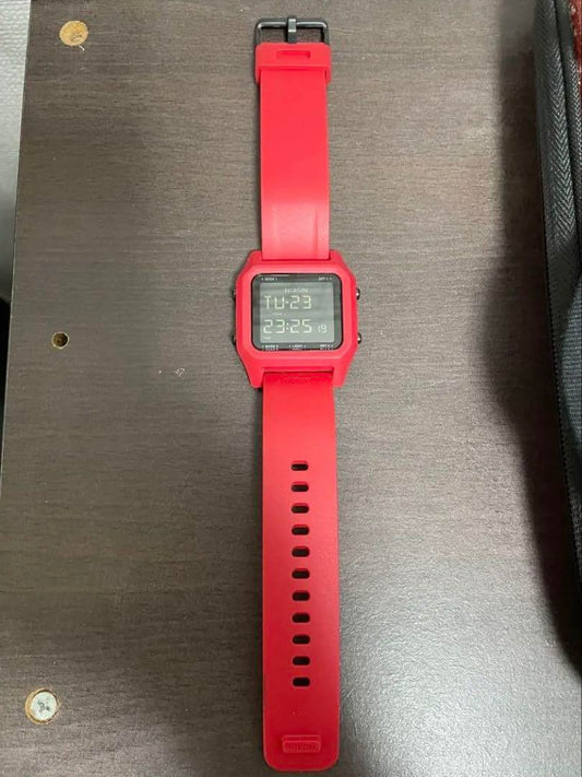 NIXON THE STAPLE Digital Watch Red