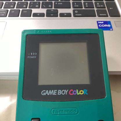 Nintendo Game Boy Color Console with 5 Games and 7-Pointed Stick Set, Tested