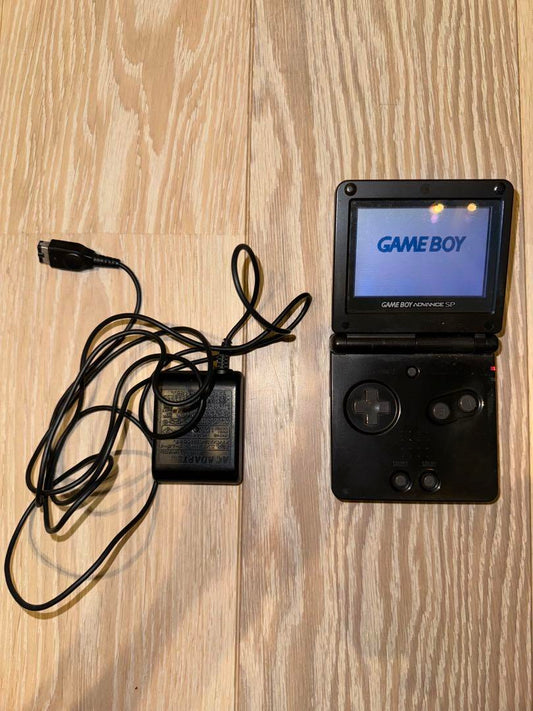 Animated Works Nintendo Game Boy Advance SP Console Black Black