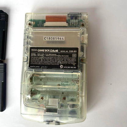 Game Boy Color Body Clear and 6 Software
