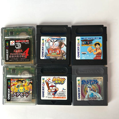 Game Boy Color Body Clear and 6 Software