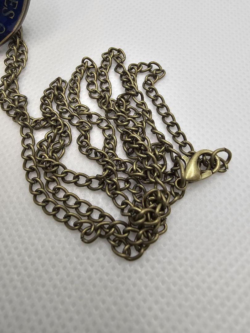 Unused Item Pocket Watch Quartz Eagle White Dial Running