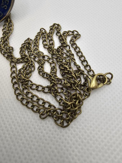 Unused Item Pocket Watch Quartz Eagle White Dial Running