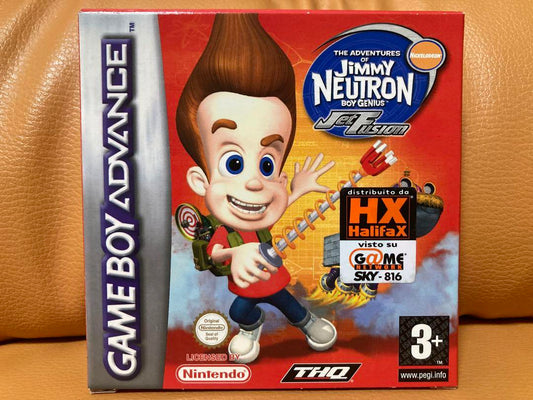 New, unopened, overseas version, Jimmy Neutron: Jet Fusion GBA