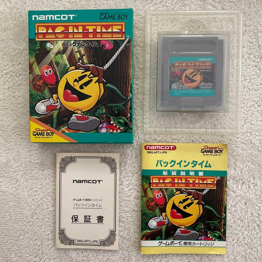 Game Boy Pac-In-Time Game with Box and Manual